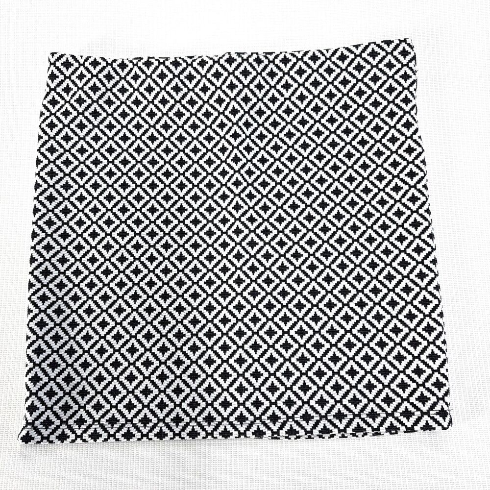 Atmosphere Mini Skirt Womens Geometric Black White Aztek Block Fitted Mod - 8